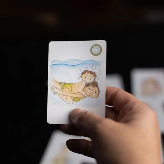 juego de cartas para masaje infantil kulunka
